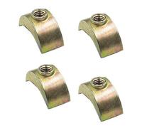M6 Half Moon Nuts Mini Luna Crescent Threaded Washer for Furniture Bunk Bed Cots (25)