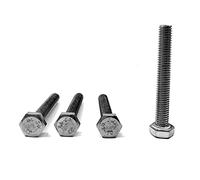 M6 Hex Bolt, M6-1.0 x 45mm Hex Head Screw Bolts, 304 Stainless Steel, Fully Threaded, Plain Finish, Hex Tap Bolts 20Pcs (M6x45mm)