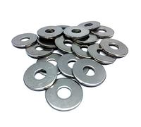 M6 Large Flat Washer DIN9021 Form G, A4 (316) Stainless Steel (Pack of 20)