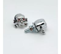 M6 License Plate Screws With Unique Bone Head Design For Motorcycles And Cars Made From Abs Plastic And 45# Medium Carbon Steel To For Ensure Secure Fitment And Long Lasting Performance(silver)