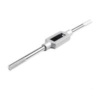 M6-M20 Adjustable Tap Wrench Tapping Handle Tool for 1/4"-3/4" Taps Reamers and Screw Extractors with Straight Handle Metal Construction Fits 6-20mm