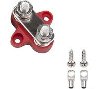 M6 M8 Battery Terminal Connector Post with Plastic Base for Secure Insulation and Stable Mounting in For Cars RV Boats 12V 24V Electrical Systems (F)