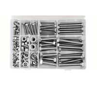 M6 M8 M10 Heavy Duty Bolts And Nuts Assortment Kit, 304 Stainless Steel, Includes 8 Most Common Sizes(176PCS)