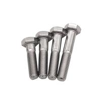 M6 M8 M10 Hexagon Head Bolts Half-threaded 304 Stainless Steel Screw 1-20pcs(M8x150-4PCS)