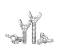 M6 M8 M10 M12 304 A2 Stainless Steel Butterfly Screws Butterfly Hand Screws Screws 1~10Pcs(M8x10-5PCS)