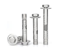 M6 M8 M10 M12 304 Stainless Steel Outer Hexagonal Expansion Bolt Socket Anchor Set Screw Concrete(1PCS,M12x120)