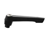 M6/M8/M10/M12 Handle Adjustable Clamping Lever Thread Push Button Ratchet Female Threaded Stud 1 Pcs(M6)