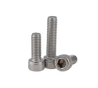 M6 M8 M10 M12 Left Threaded Hexagon Hex Socket Cap Head Screw 304 Stainless Steel Reverse Thread Left Tooth Allen Screw Bolts (Color : 20mm, Size : M10(1pcs))