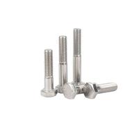 M6 M8 M10 M12 M14 M16 DIN931 A2-70 Partial Thread External Hex Head Screw 304 Stainless Steel Half Hexagon Bolt(5PCS M12_75MM_304)