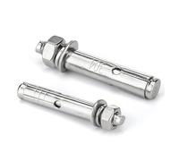 M6 M8 M10 M12 M14 M16 M18 M20 316/304 Stainless Steel Carbon Steel Hexagon Expansion Screws Sleeve Concrete Anchor Bolts(304 Stianless Steel,M14x150mm-1pcs)