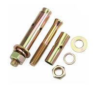 M6 M8 M10 M12 M14 M16 M18 M20 316/304 Stainless Steel Carbon Steel Hexagon Expansion Screws Sleeve Concrete Anchor Bolts(Color Zinc,M20x150mm-1pcs)