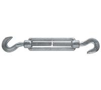 M6 M8 M10 M12 M14 M20 Heavy Duty Galvanised Turnbuckle Screw Straining Tensioner Hook-Hook (1, M14 x 140mm)