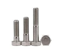 M6 M8 M10 M12 Partially Thread External Hex Head Screws 304 Stainless Steel GB5782/DIN931 Half Thread Outside Hexagon Bolts DUO ER (Length : 35mm, Size : M8(1pcs))