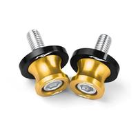 M6 Motorcycle Swing Arm Spools Swingarm Spools Sliders Stand Screw Replacement For YZF R1 1999-2018 Anti Crash Pad Falling Protection(Gold)