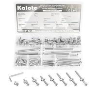 M6 Nuts and Bolts Set, 58 Pcs Hexagon Socket Head Cap, Hex Socket Cap Head Screws, Machine Screw Bolts Baby Bed Frame Bolts & Barrel Nuts Set for Delta/Graco (M6*12/15/25/35/45/55/65/75mm)