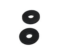 M6 Penny Washers Large or Extra Large A2 stainless steel Black or White Nylon Or Rubber Pack of 20 (Rubber M6 x 20mm)