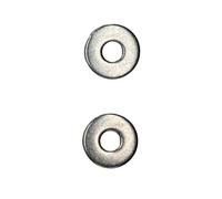 M6 Penny Washers Large or Extra Large A2 stainless steel Black or White Nylon Or Rubber Pack of 20 (Stainless Steel M6 x 18mm x 1.4mm Thick)