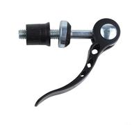 M6 Seat Post Clamp Quick Release Binder Screw Aluminium Alloy For Bike Saddle Skewer Bolt Height Adjuster for Mountain Road Cycle(m6x50mm silver)