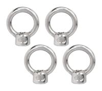 M6 Stainless Steel Ring Nut 316 4pcs Eye Nut for Lifting