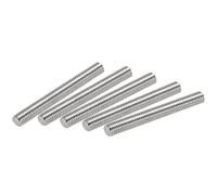 M6 Stainless Steel Threaded Rods, M6 x 50mm Fully All Threaded Rods, Pack of 12