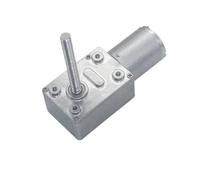 M6 Thread Long Shaft DC Worm Gear Motor 6V 12V 24V 6-150RPM high Torque self-Locking Adjustable Speed JGY370(12v,40 RPM)