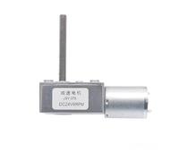M6 Threaded Long Shaft DC Worm Gear electronic starter 6V 12V 24V 6-150RPM High Torque DC electronic starter Self-Locking Adjustable Speed JGY370 IINKUEYK(18 RPM,24V)