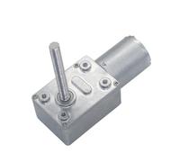 M6 Threaded Long Shaft Electric DC Worm Gear Motor 12V 24V 6-150RPM Adjustable Speed JGY370 1Pcs(90 RPM,DC24V)