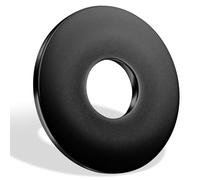 M6 Washers Black, 25pcs Flat Washers DIN9021, Jeboler 304 Stainless Steel Washer for Screws A2 V2A, Large Flat Repair Washer, Round Metal Spacers for Bolts, Screws, Nuts（M6 x 18mm）