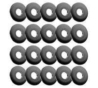 M6 Washers Black,M6 x 18mm Round Flat Repair Washer,25pcs A2 304 Stainless Steel Metal Spacer Penny Washer Flat Washers for Screws Bolts Nuts