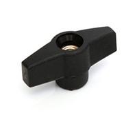M6 Wing knob Open top Brass Insert Thumbscrew Machine jig Handle nut Bolt clamp