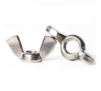 M6 Wing Nuts Butterfly Nut Thumb A2 Stainless Steel (Pack of 20)
