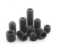 M6 x 0.75mm Fine Pitch Grub Screws Cup Point Socket Set Screws High Tensile 12.9 Grade Steel (NO.503)(M6 x 0.75 x 8mm,15Pcs)