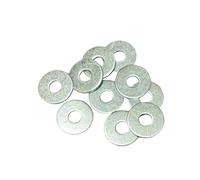M6 x 20mm Penny Washers,M6 20mm Repair Washers, M6 x 20mm Mudguard Washers DIN9021 Large Diameter, Zinc Clear Finish, Grade 4.6 Steel, Pack of 10