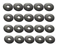 M6 x 24mm Black Stainless Steel Penny Washers Blackened Washer (Pack of 20)