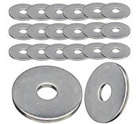 M6 x 30mm Penny Repair Flat Washers Mudguard A2 Stainless Steel (Pack of 20)