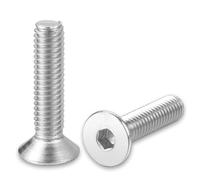 M6 x 30mm Screws, M6 Hexagon Socket Screws, Pack of 30 for Furniture, Cribs and Chairs