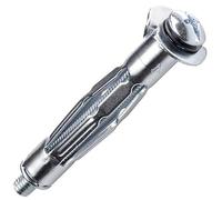 M6 x 36mm (6x12) Plasterboard Cavity Wall Fixings Anchor Heavy Duty (Pack of: 2) Plugs Molly Cavity Metal Screw DIYUK