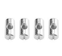 M6 x 40mm Cross Dowels Barrel Nuts for Cots Beds or Furniture Assembly