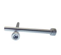 M6 x 60mm Allen Socket Head Cap Screws (10pk) - ISO 4762 A2-70 Stainless Steel Allen Hex Drive Machine Screws - Full Thread Metric Fasteners for DIY, Engineering, 3D Printing M2 M3 M4 M5 M6 M8 (10pk)
