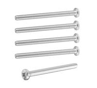 M6 x 75mm Machine Screws, Pan Phillips Cross Head Screws, 304 Stainless Steel Fasteners Bolts, 15Pcs
