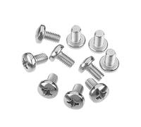 M6 x 80mm Fully Threaded, Machine Screws Stainless Steel Truss Head Bolts Phillips Drive for Cabinet Drawer Knob Pull Handle(10Pcs)