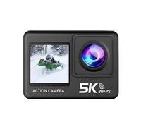 M60 action camera supports 4K video recording at 60 fps, features a 24-megapixel sensor, Wi-Fi connectivity, 30M Waterproof, 5x optical zoom, 170° FOV,comes with a 1050mAh battery