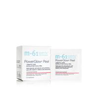 M61 PowerGlow Peel 10 Treatments 1minute, 1step exfoliating glow peel with glycolic, vitamin K & chamomile