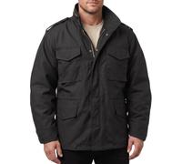 M65 Field Jacket Vintage US Army Style Military Combat Outdoor Coat with Concealed Hood Detachable Quilted Liner Water Repellent Poly Cotton