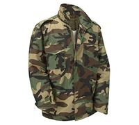 M65 Military Field Jacket with Removable Quilted Inner Liner-Woodland Camouflage (3XL)
