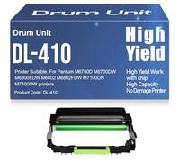 M6700D M6802 M7100DN Drum Unit Compatible DL-410 Imaging Drum for Pantum M6700D M6700DW M6800FDW M6802 M6802FDW M7100DN M7100DW Printers,1PC-Black