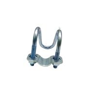 M6m8 304&galvanized Cross Pipe Clamp U-shaped Cross Tube Clamp Bolt Steel | M6m8 304&galvanized Cross Pipe Clamp U-shaped Cross Tube Cla(304-M8x32x25mm 1set)