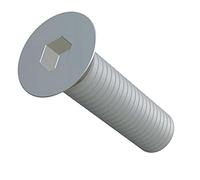 M6X10-10.9 Hex Socket Allen Screw, Countersunk Machine Screw, Flat Head Fastener, 6mm Zinc Plated Steel Screws Suitable for Metal, Construction, Installation, DIY (Pack of 10)