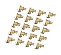M6x1mm Brass Oil Cup Screw On Fitting 20 Pack | Screw on design, secure leak-free seal, fits Hit for miss engines, tractors, lathes, industrial use