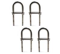 M6x90 U Bolt 304 Stainless steel Tie Down U Bolt (Pack of 4)